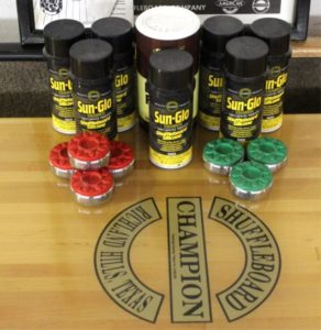 Shuffle board pucks