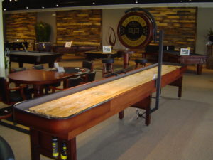 Shuffle board table game