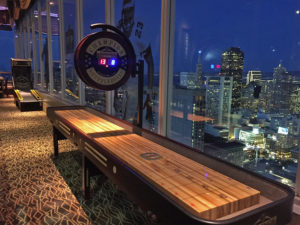 Shuffle board table game