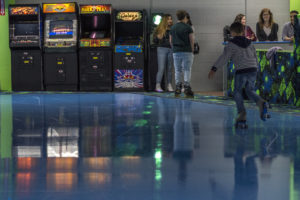 Mile High Arcade games at Roller City