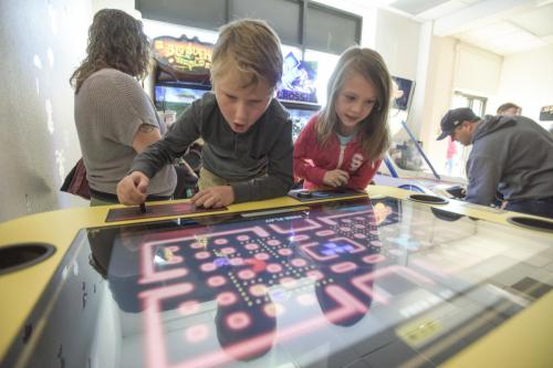 Mile High Arcade game rental event - Kids playing games