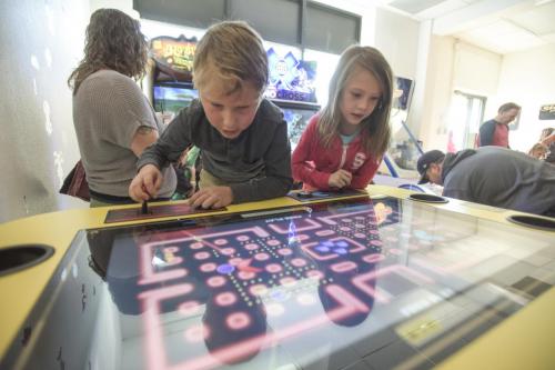Mile High Arcade game rental event - Kids playing games