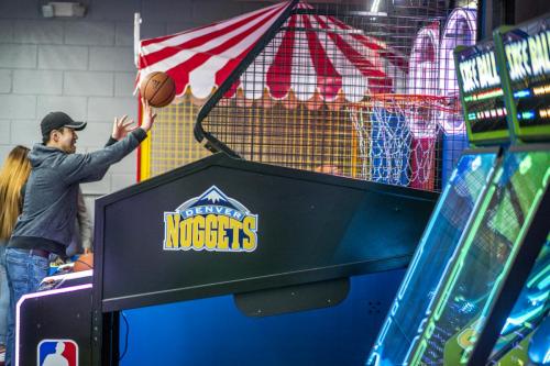 Mile High Arcade games at Roller City