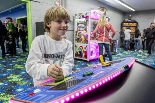 Mile High Arcade games at Roller City