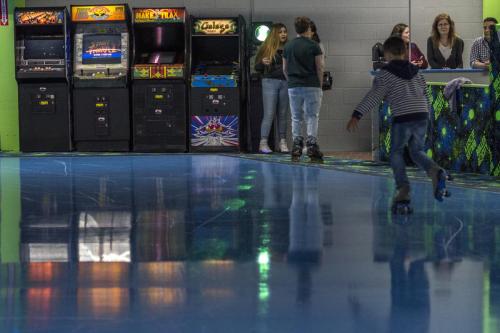 Mile High Arcade games at Roller City
