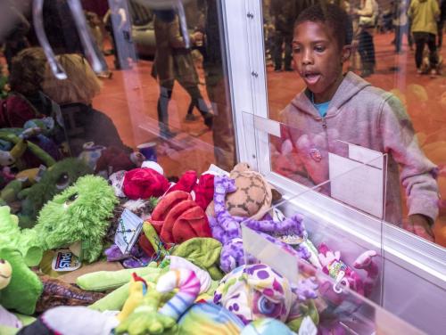 Mile High Arcade game rental event - Kids playing games