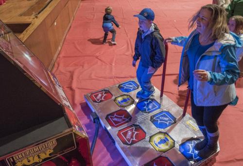 Mile High Arcade game rental event - Kids playing games